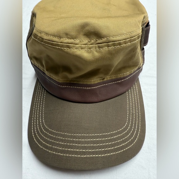 Gracehats Brown and Tan Men's Cadet Cap - Picture 9 of 10